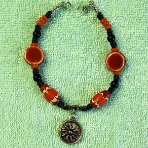 Black & Orange Anklet!